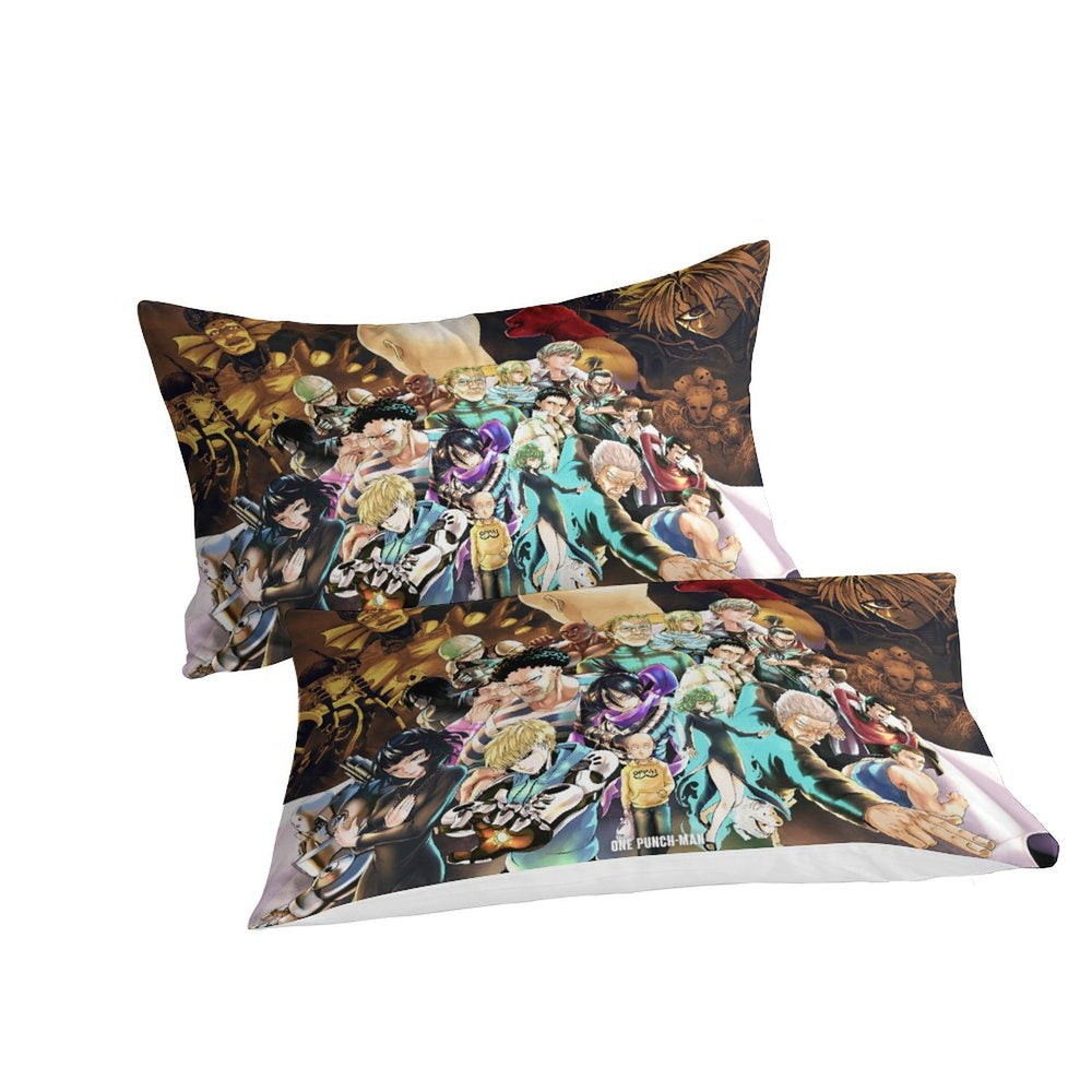 One-Punch Man Bedding Set Pattern Quilt Cover Without Filler (Online Order Only)