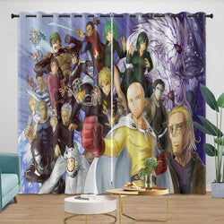 One-Punch Man Curtains Blackout Window Drapes Room Decoration (Online Order Only)