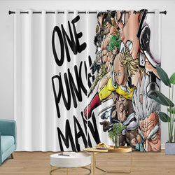 One-Punch Man Curtains Blackout Window Drapes Room Decoration (Online Order Only)
