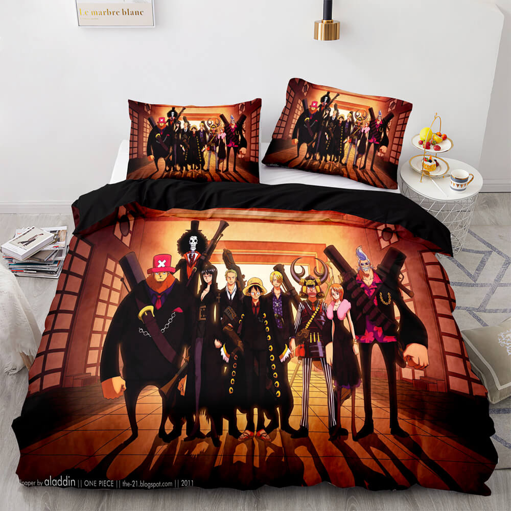 One Piece Cosplay Bedding Sets Quilt Covers Without Filler (Online Order Only)