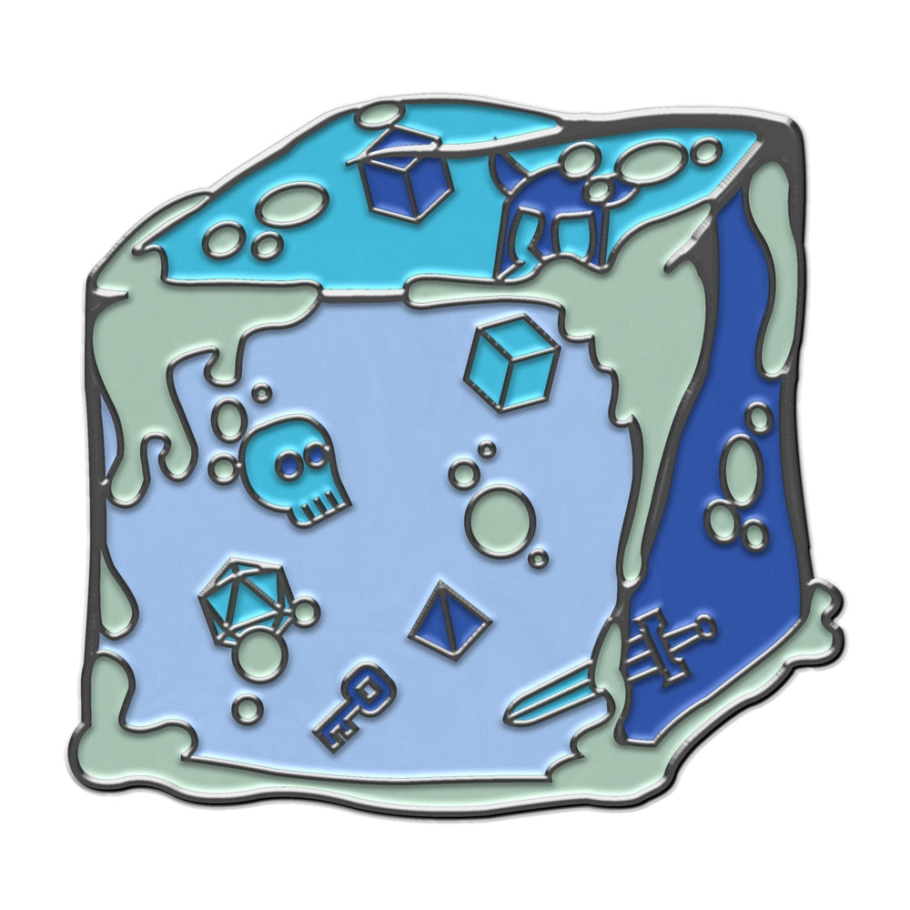 Ooze of Doom - Hard Enamel Adventure Dice Pin Metal by Norse Foundry (ONLINE ORDER ONLY)