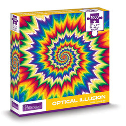 Optical Illusion 1000 Piece Round Jigsaw Puzzle Parragon (ONLINE ORDER ONLY)