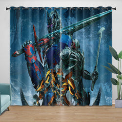 Optimus Prime Curtains Pattern Blackout Window Drapes (Online Order Only)