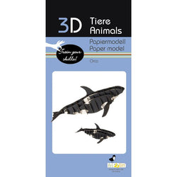 Orca 3D Cardboard Model Kit Fridolin (ONLINE ORDER ONLY)