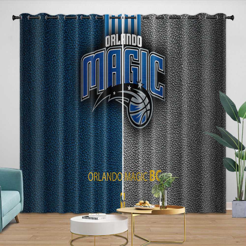 Orlando Magic Curtains Blackout Window Drapes Room Decoration (Online Order Only)