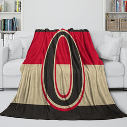 Ottawa Senators Blanket Flannel Throw Kids Room Decoration (Online Order Only)