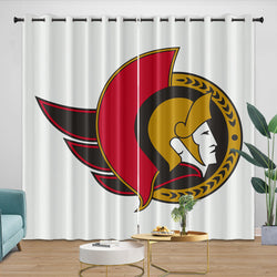 Ottawa Senators Curtains Blackout Window Drapes Room Decoration (Online Order Only)