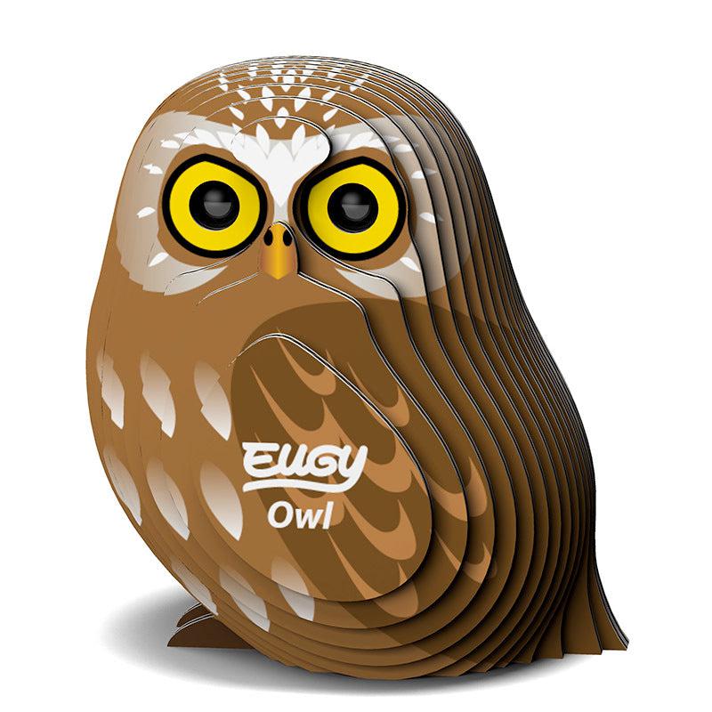 Owl 3D Cardboard Model Kit Eugy (ONLINE ORDER ONLY)
