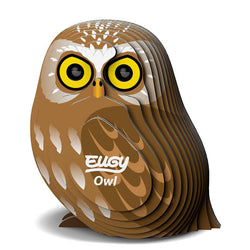 Owl 3D Cardboard Model Kit Eugy (ONLINE ORDER ONLY)