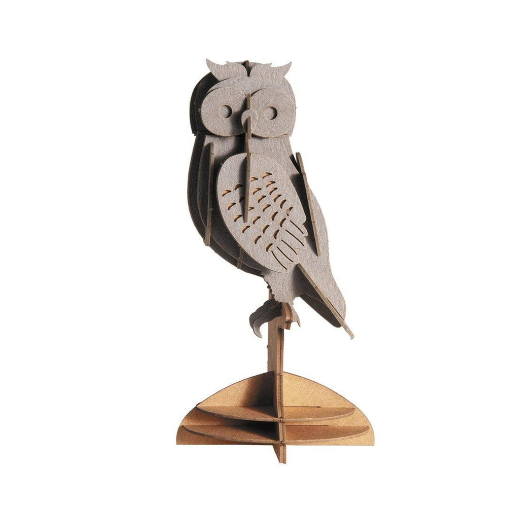 Owl 3D Cardboard Model Kit Fridolin (ONLINE ORDER ONLY)