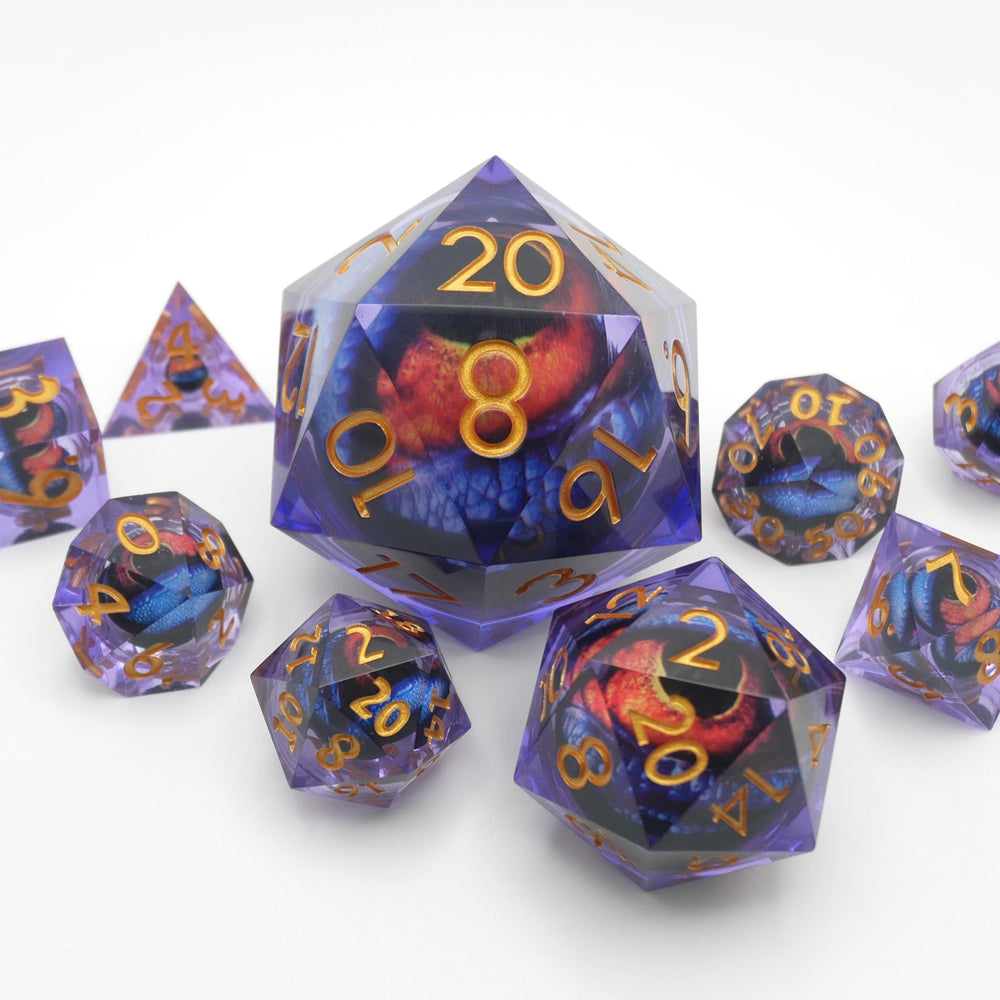 Owlbear's Eye - Giant D20 Moving Eye DnD Dice | Acrylic RPG Gaming Dice (ONLINE ORDER ONLY)