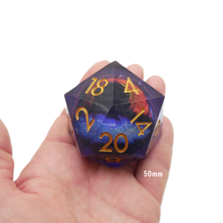 Owlbear's Eye - Giant D20 Moving Eye DnD Dice | Acrylic RPG Gaming Dice (ONLINE ORDER ONLY)