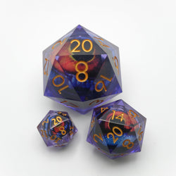 Owlbear's Eye - Giant D20 Moving Eye DnD Dice | Acrylic RPG Gaming Dice (ONLINE ORDER ONLY)