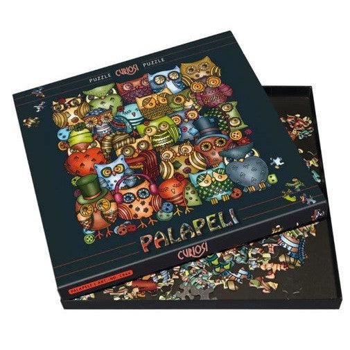 Owls 211 Piece Jigsaw Puzzle with Display Frame Curiosi (ONLINE ORDER ONLY)