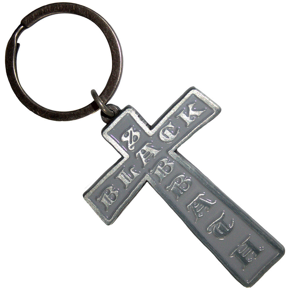 Ozzy Osbourne Black Sabbath Band Cross Keychain (ONLINE ORDER ONLY)