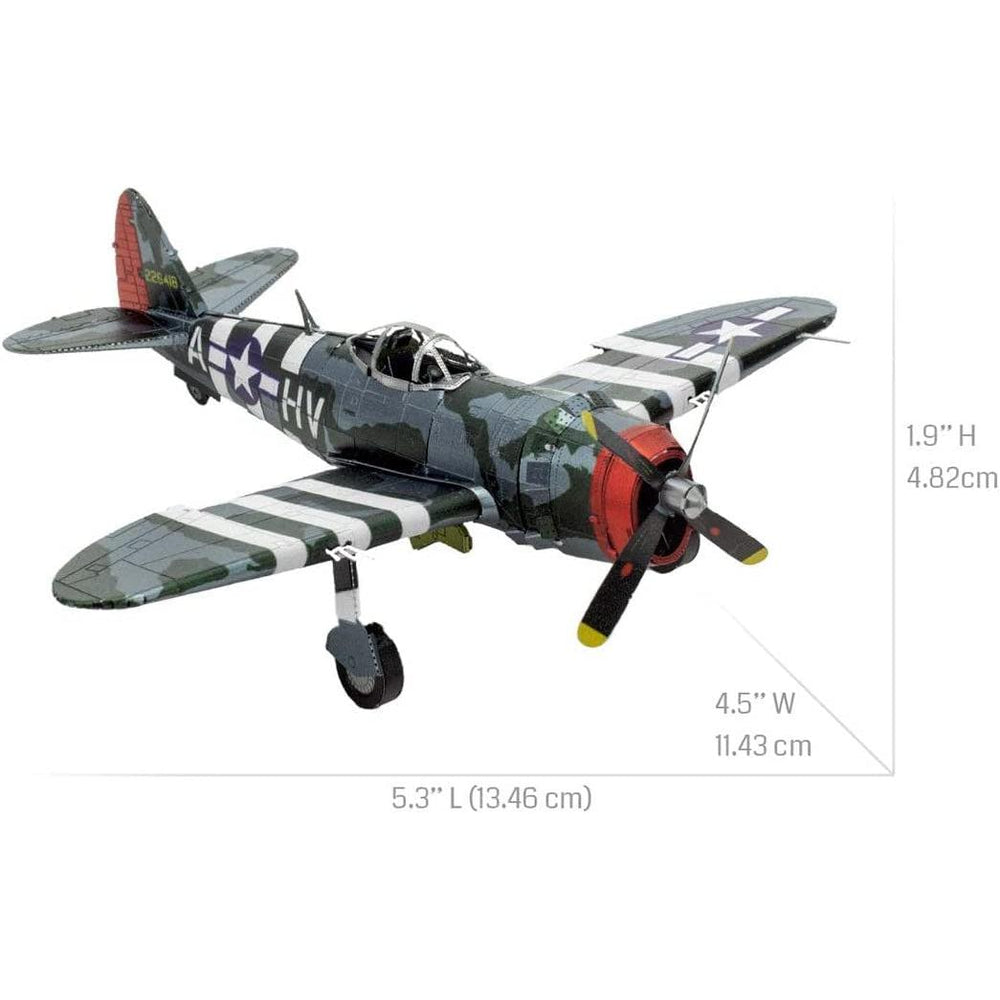 P-47 Thunderbolt 3D Steel Model Kit Metal Earth (ONLINE ORDER ONLY)