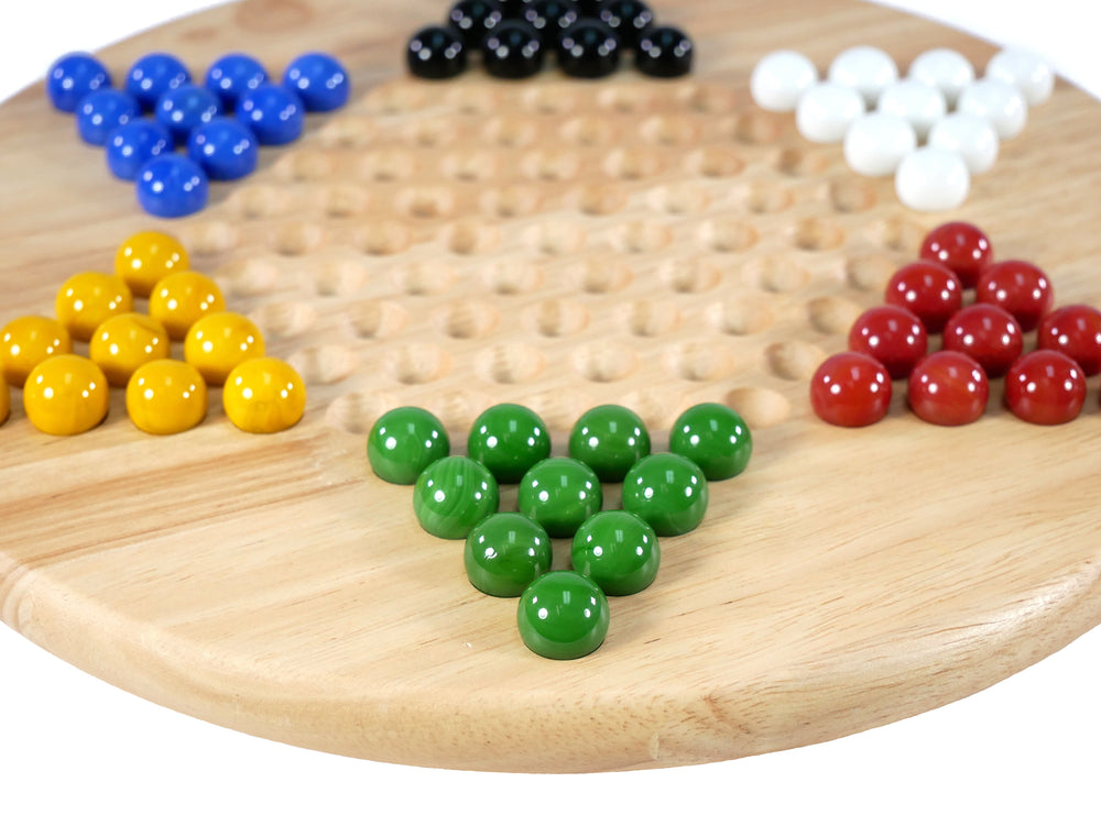 Board Game -  Wood Round Chinese Checkers (ONLINE ORDER ONLY)