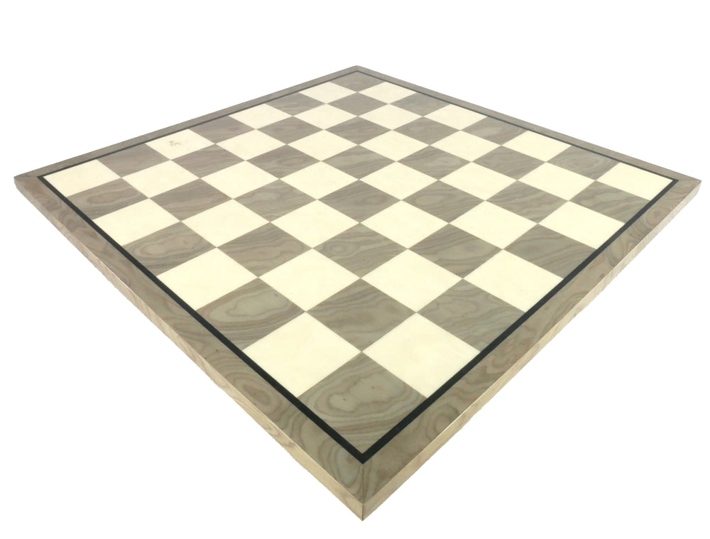 Chess Board - 17" Grey & Ivory wide frame Chess Board (ONLINE ORDER ONLY)