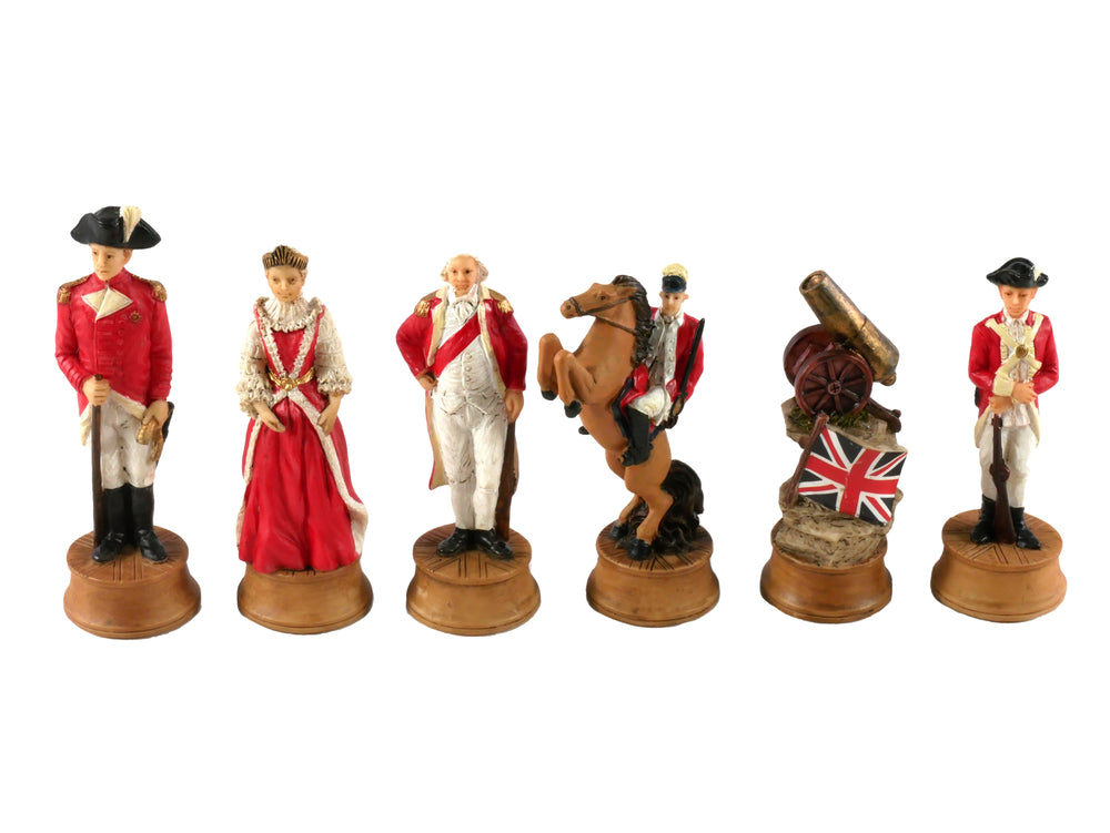 Chess Pieces - Resin - American Revolution (ONLINE ORDER ONLY)