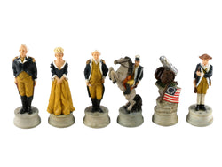 Chess Pieces - Resin - American Revolution (ONLINE ORDER ONLY)