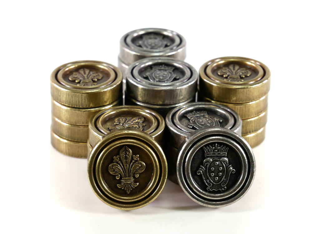 Checkers - Metal Florentine Checkers (ONLINE ORDER ONLY)