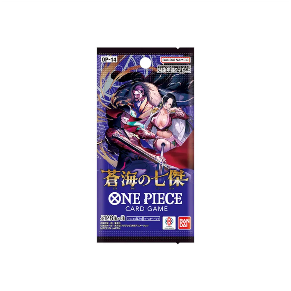 One Piece TCG OP-14 Seven Heroes of the Blue Sea Japanese Booster Pack - Bandai