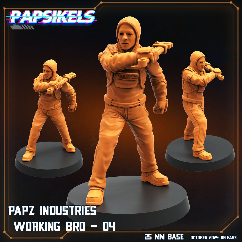3D Printed Papsikels Working Bros Set October 2024 SciFi 28mm 32mm (Online Only)