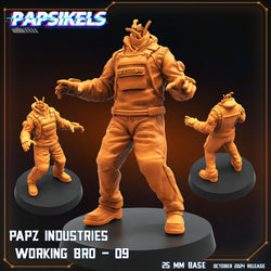 3D Printed Papsikels Working Bros Set October 2024 SciFi 28mm 32mm (Online Only)
