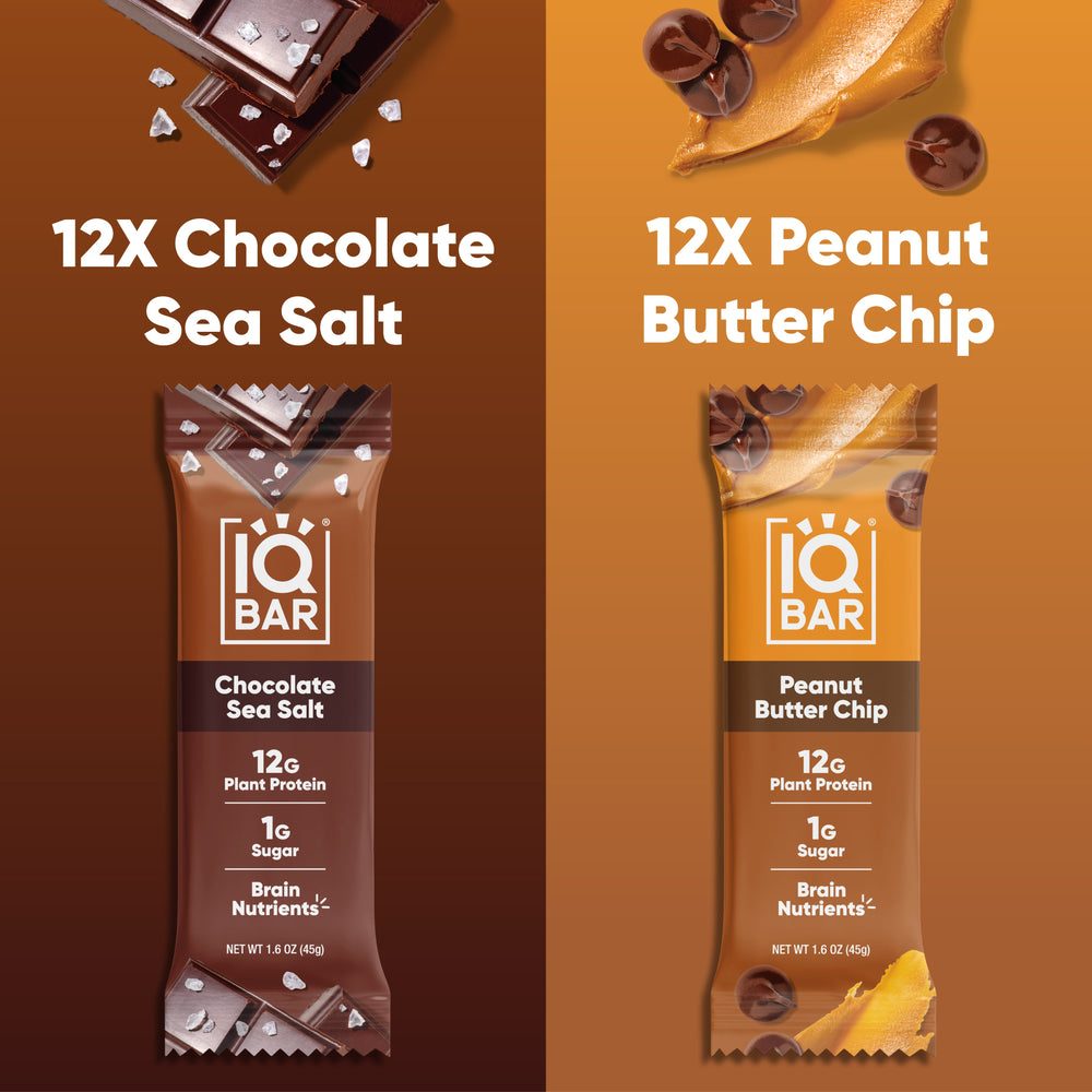 Chocolate Sea Salt & Peanut Butter Chip (24 Bars) (ONLINE ORDER ONLY)