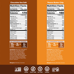 Chocolate Sea Salt & Peanut Butter Chip (24 Bars) (ONLINE ORDER ONLY)