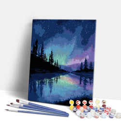 Alaskan Night Sky - Paint By Numbers Kit (ONLINE ORDER ONLY)