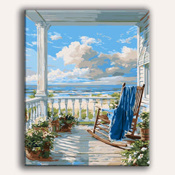 Beach House View - Paint By Numbers Kit (ONLINE ORDER ONLY)