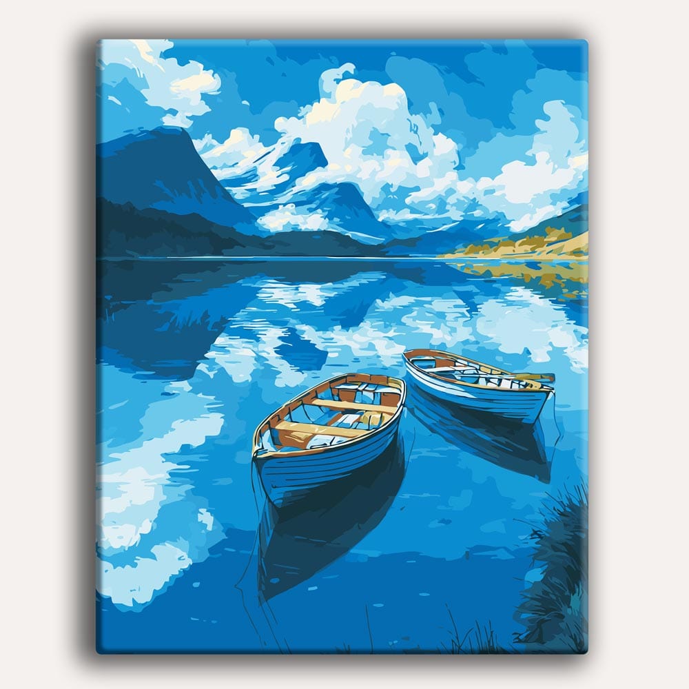Boats on the Lake - Paint By Numbers Kit (ONLINE ORDER ONLY)