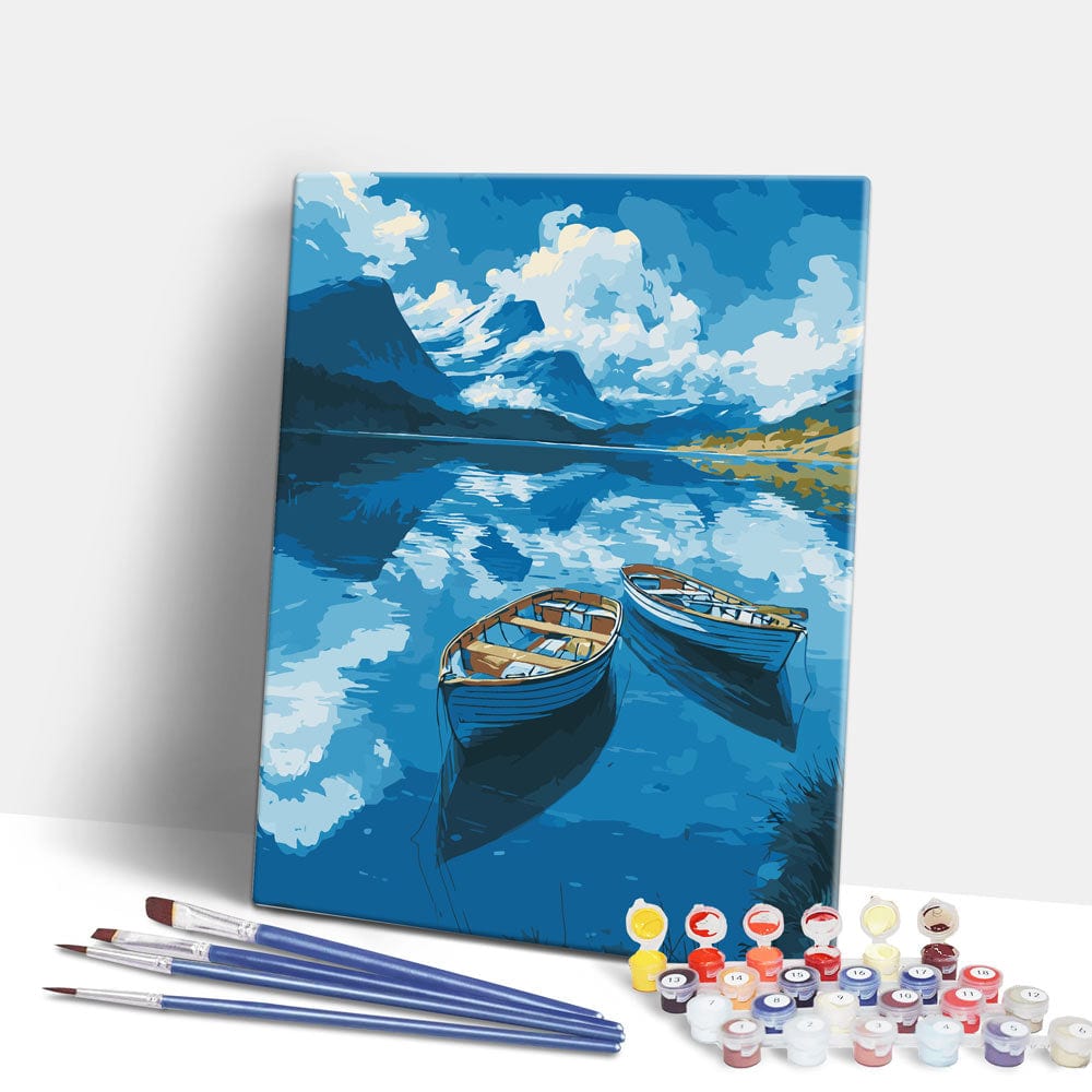 Boats on the Lake - Paint By Numbers Kit (ONLINE ORDER ONLY)