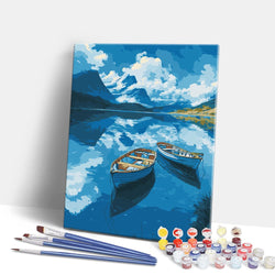 Boats on the Lake - Paint By Numbers Kit (ONLINE ORDER ONLY)