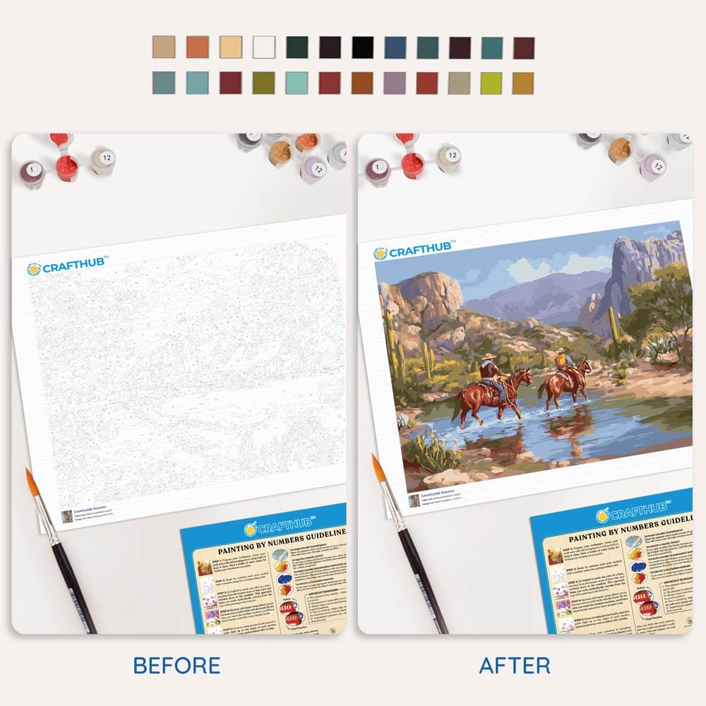 Canyon Riders - Paint By Numbers Kit (ONLINE ORDER ONLY)