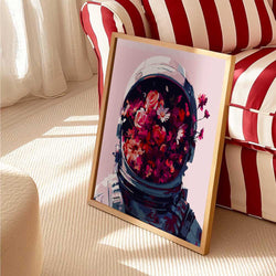 Floral Astronaut - Paint By Numbers Kit (ONLINE ORDER ONLY)