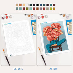 Blooming Thoughts - Paint By Numbers Kit (ONLINE ORDER ONLY)