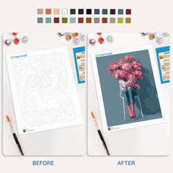 Rooted in Bloom - Paint By Numbers Kit (ONLINE ORDER ONLY)