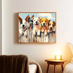 Happy Dogs - Paint By Numbers Kit (ONLINE ORDER ONLY)