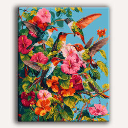 Hummingbird Garden - Paint By Numbers Kit (ONLINE ORDER ONLY)