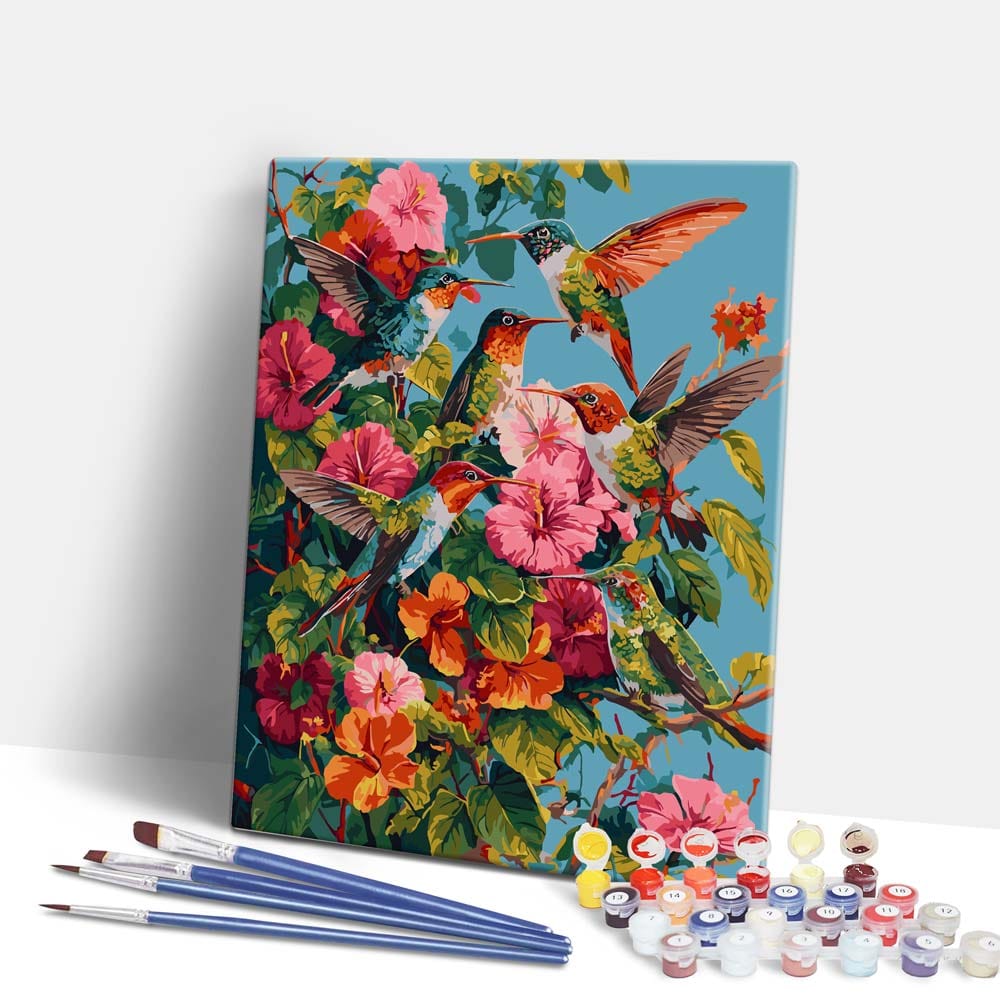 Hummingbird Garden - Paint By Numbers Kit (ONLINE ORDER ONLY)