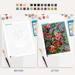 Hummingbird Garden - Paint By Numbers Kit (ONLINE ORDER ONLY)