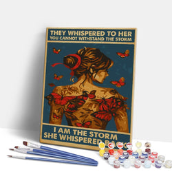 I Am The Storm - Paint By Numbers Kit (ONLINE ORDER ONLY)