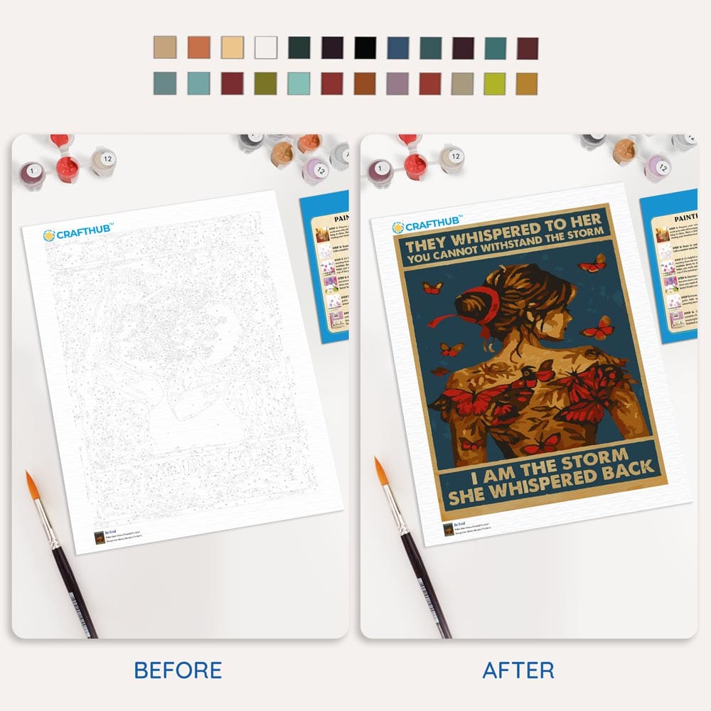 I Am The Storm - Paint By Numbers Kit (ONLINE ORDER ONLY)