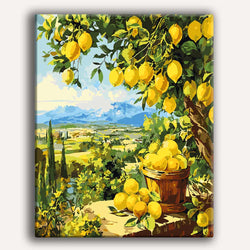 Lemon Garden - Paint By Numbers Kit (ONLINE ORDER ONLY)