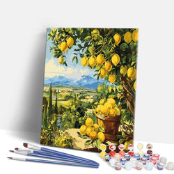 Lemon Garden - Paint By Numbers Kit (ONLINE ORDER ONLY)