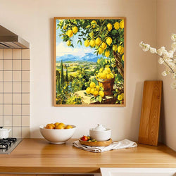 Lemon Garden - Paint By Numbers Kit (ONLINE ORDER ONLY)