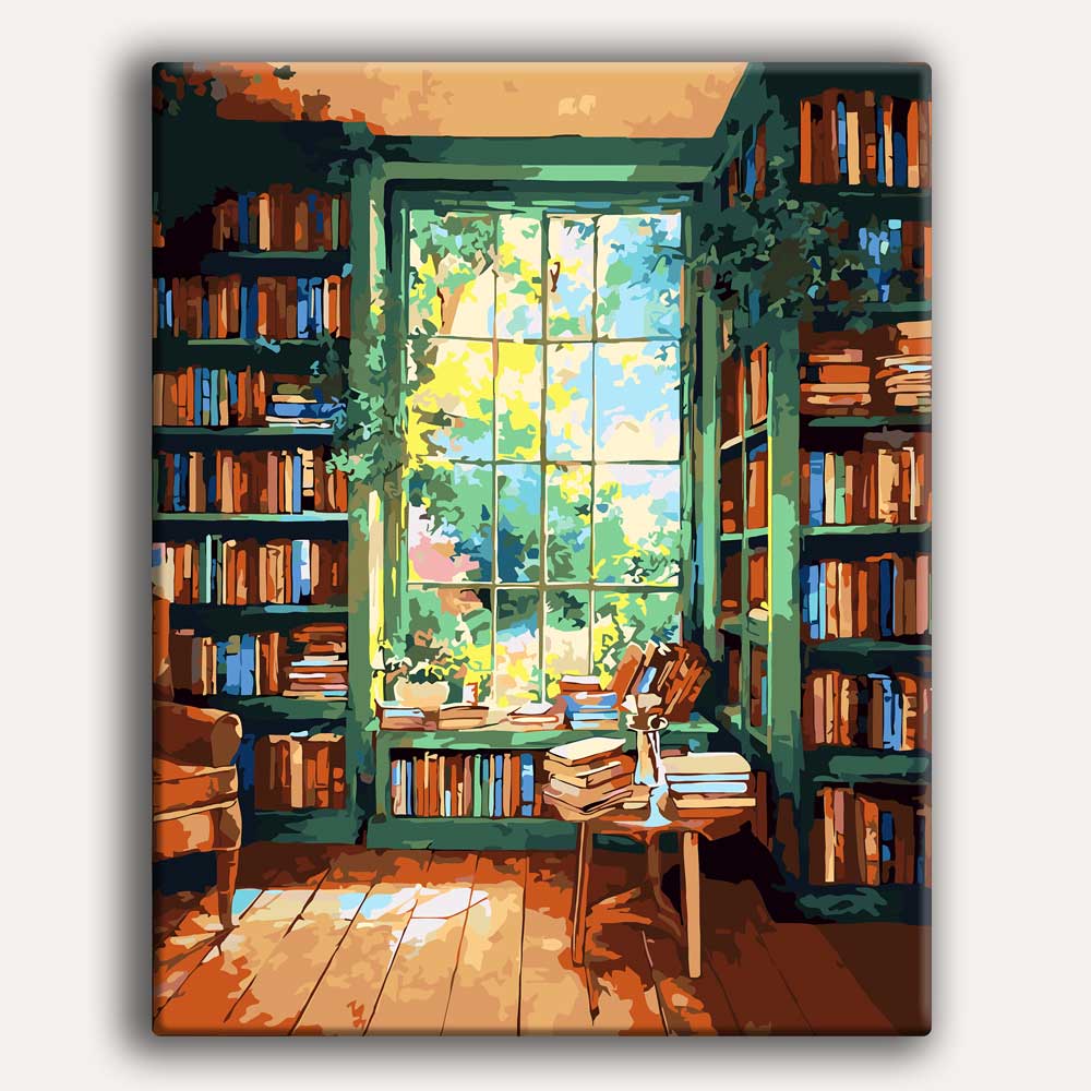 Library Love - Paint By Numbers Kit (ONLINE ORDER ONLY)