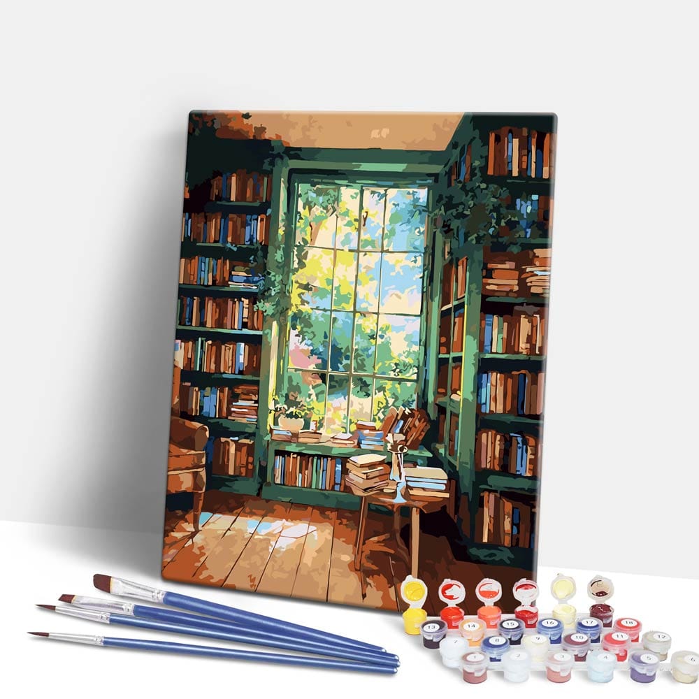 Library Love - Paint By Numbers Kit (ONLINE ORDER ONLY)